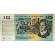 AUSTRALIA 1967 . TEN 10 DOLLAR BANKNOTE . COOMBS/RANDALL . STAR NOTE . LAST PREFIX ZSE